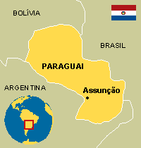 Assunção - Paraguai - Onde fica Assunção - Paraguai - Onde fica - Mapa de localização.