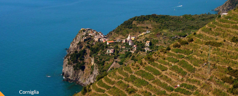 Corniglia - Cinque Terre - Itália - Uma vista espetacular - CINQUE TERRE  Tesouro da Itália