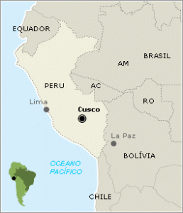 Cusco - Onde fica Cusco - Onde fica - Mapa da localização.