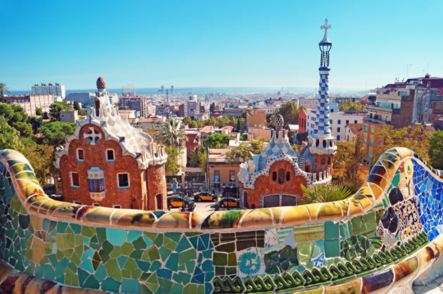 Parc Güell - Barcelona - Espanha Parc Güell - Barcelona - Espanha