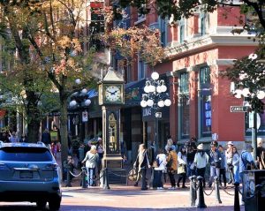 Steam clock em Gastown - Vancouver - Canadá