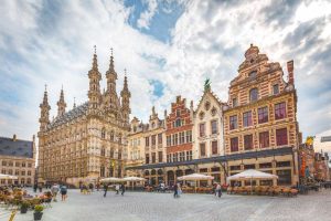 Grote Markt e centro histórico de Leuven - Bélgica Grote Markt e centro histórico de Leuven - Bélgica