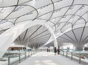 Novo aeroporto de Pequim - China - Pequim inaugura novo aeroporto ultramoderno.