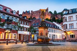 Centro de Heidelberg - Alemanha Centro da cidade