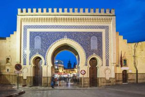 Portão de Bab Bou Jeloud - Uma das entradas da cidade de Fez - Marrocos - Cinco destinos fascinantes